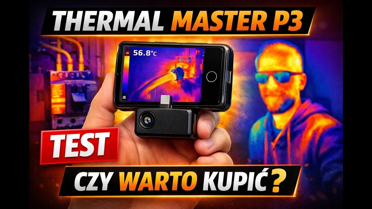 Thermal Master P3 &ndash; test kamerki termowizyjnej | Czy warto kupić? Thermal Camera Test, Worth Buying?