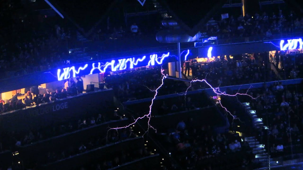 Tampa Bay Lightning -- Tesla coil