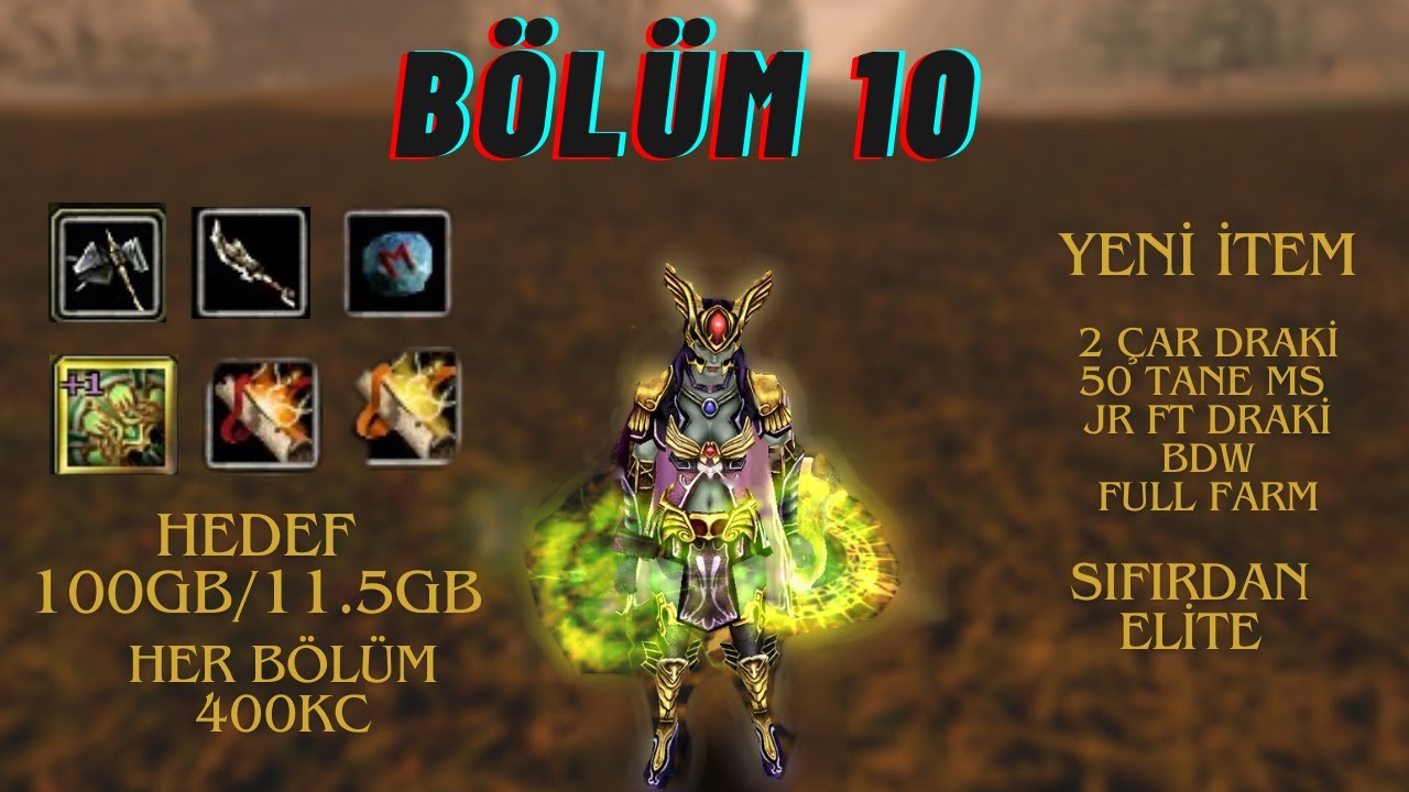 SIFIRDAN KNİGHT ONLİNE İNT BP BÖLÜM 10 YENİ İTEM HER BÖLÜM 400 KC ÇEKİLİŞ HEDEF 100 GB