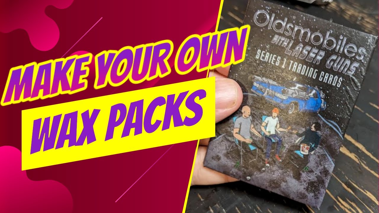 How To Make Wax Packs for trading cards stickers and prints help for artists and comic creators