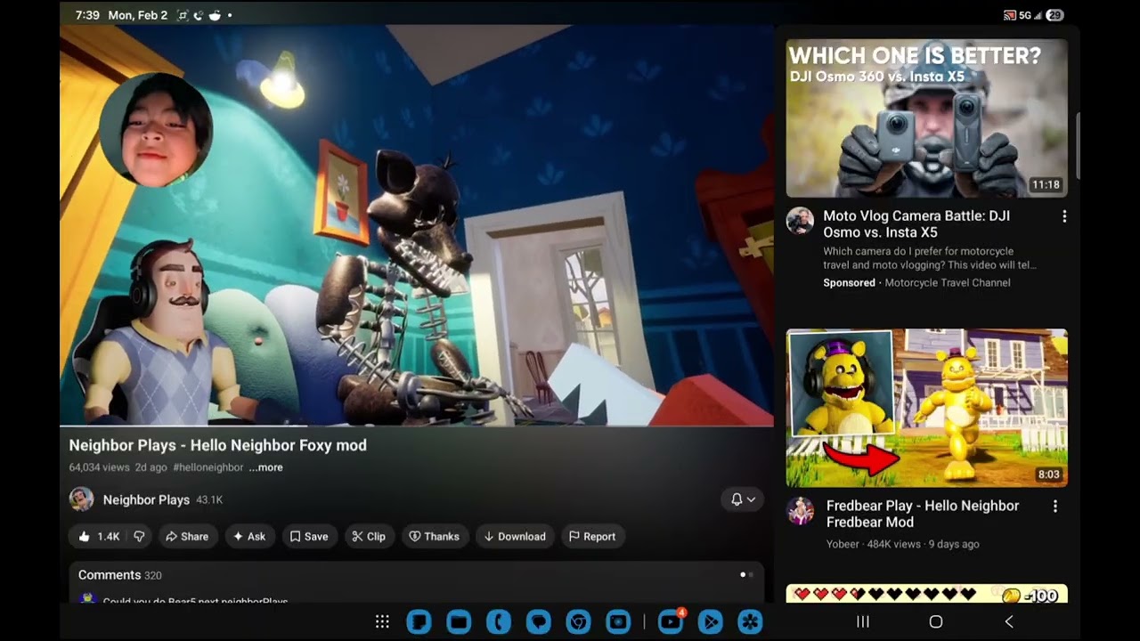 Watching this @Neighbor_Plays and if was so funny of neighbor and screaming😂😂