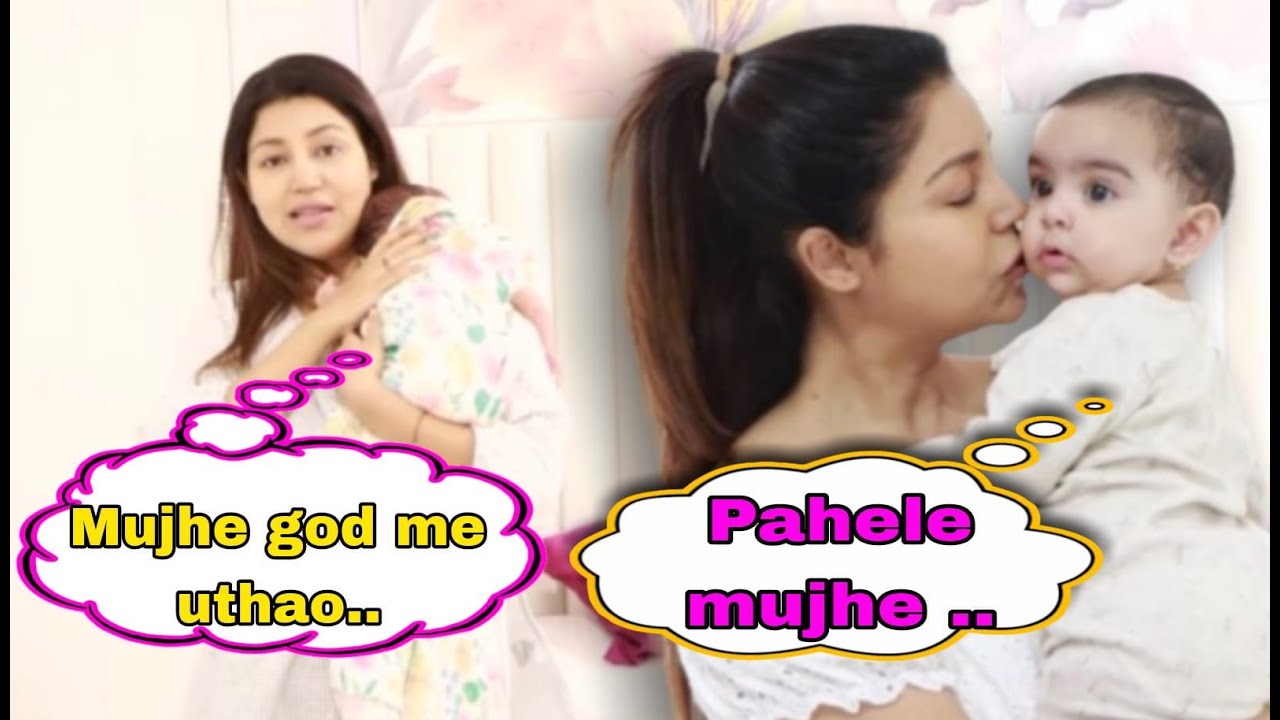 My morning routine with 2 infants ! |  HINDI | WITH ENGLISH SUBTITLES | Debina Decodes |