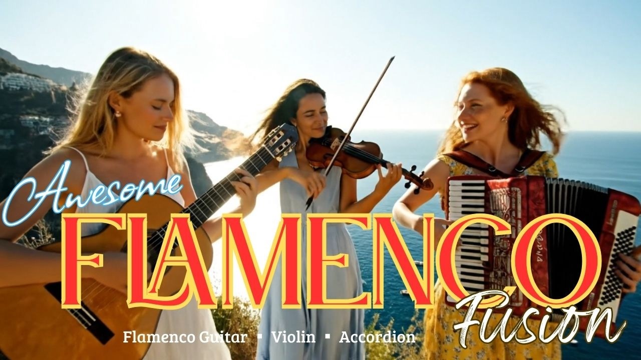 THE MOST BEAUTIFUL FUSION!! Flamenco, Accordion & Violin in Music That Touches the Soul
