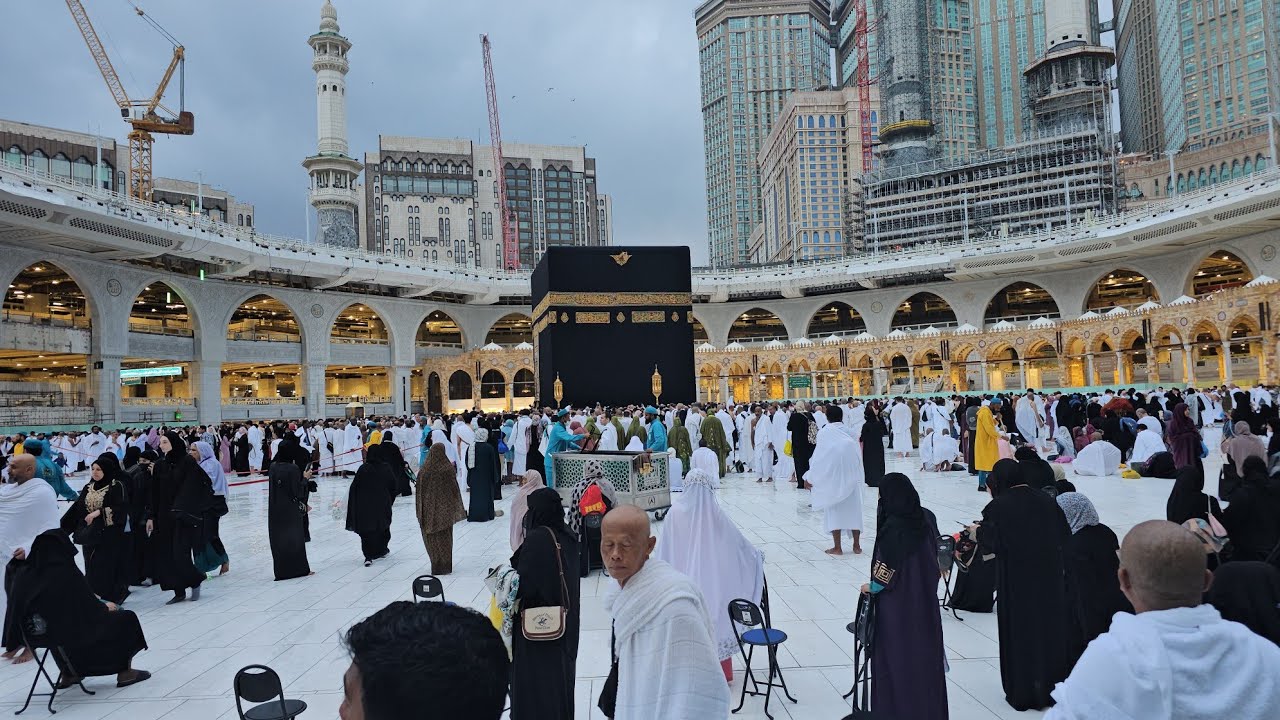 Makkah haram sharif | 23 December 2023 | kaaba live🔴☔ | beautiful weather Makkah | Makkah official