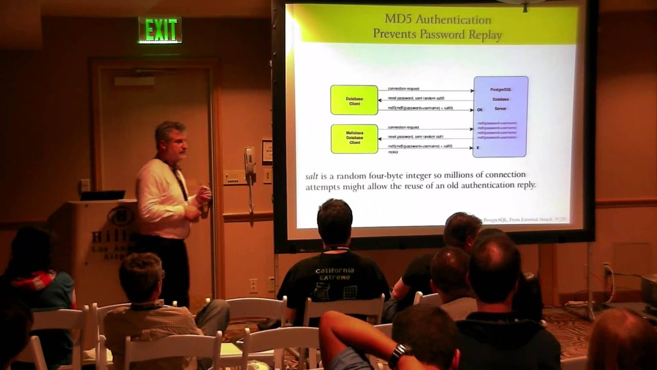 SCALE 11x: Securing Postgres from an External Attack - Bruce Momjian
