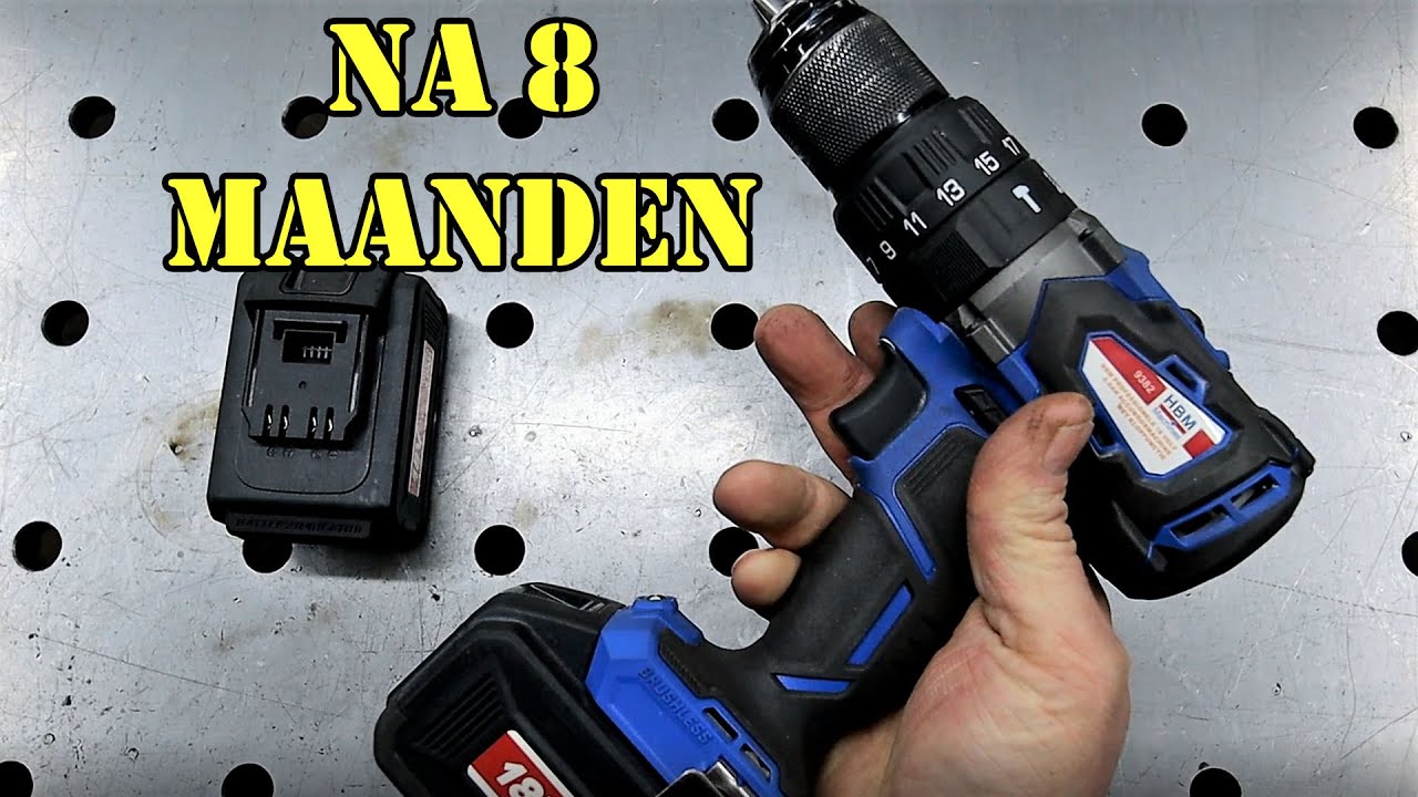 Hoe doet de HBM accuboormachine het nog na 8 maanden?