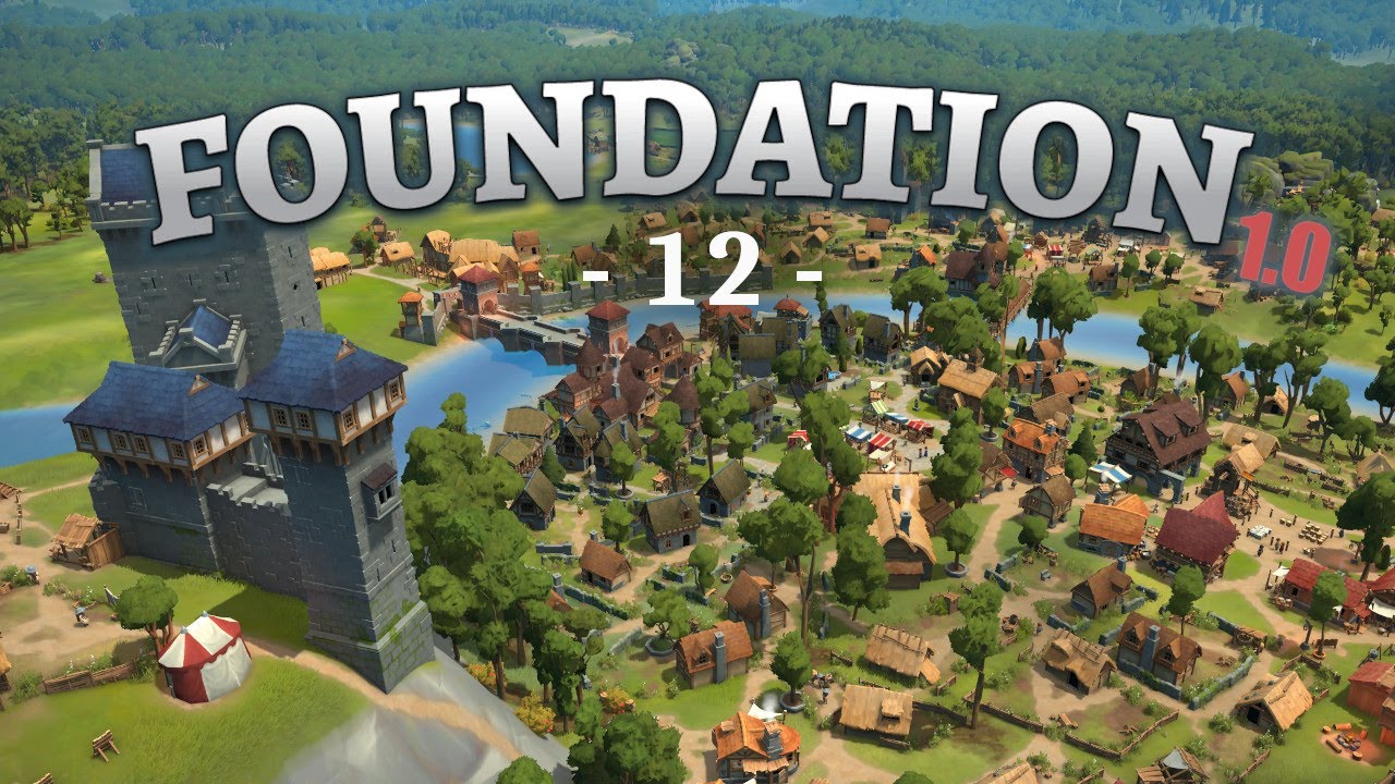 Halle, Pont fortifié, Verrerie ! // FOUNDATION 1.0 gameplay fr ép.12
