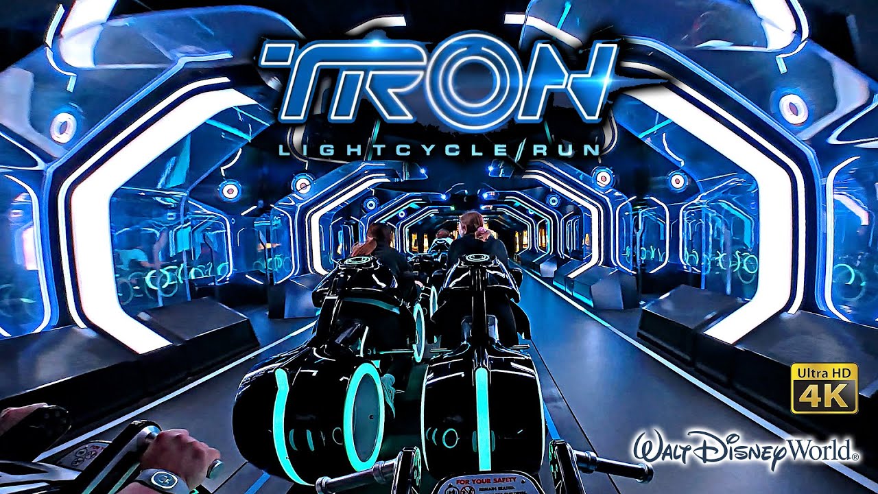 TRON Lightcycle Run Back Row 4K POV DJI Osmo Action 5 Pro Walt Disney World 2025 02 25