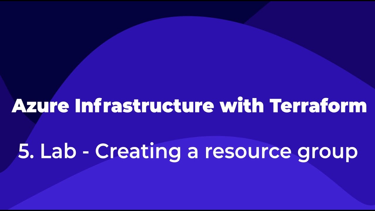5. Инфраструктура Azure с Terraform — создание группы ресурсов