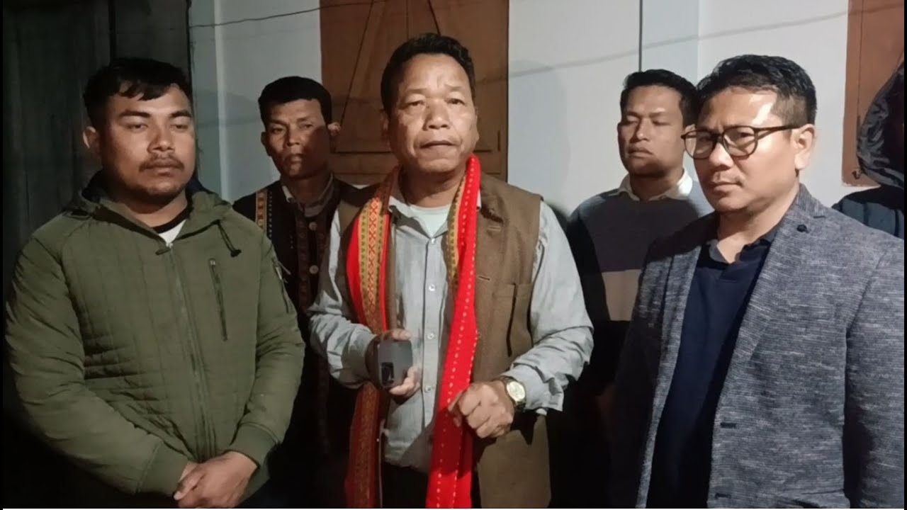 Journalist Bujakmani Patimungo Ashish nogo Thangui Naikha MDC Ganesh Debbarma MLA Biswajit Kalai