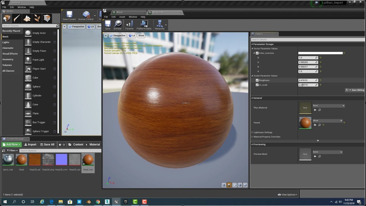MATERIAL DASAR DI UNREAL ENGINE 4