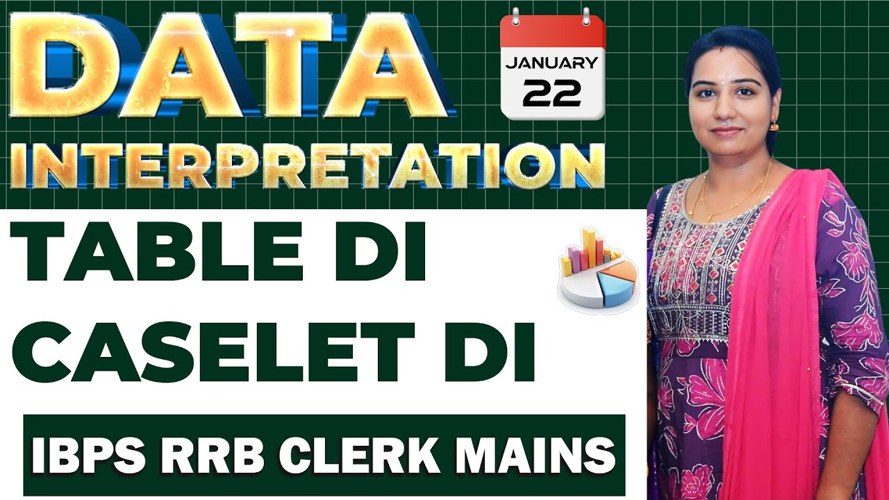 DATA INTERPRETATION | MAINS MASTERCLASS | DAY - 26 | RRB CLERK MAINS 2026 | BY LAKSHMI MAM