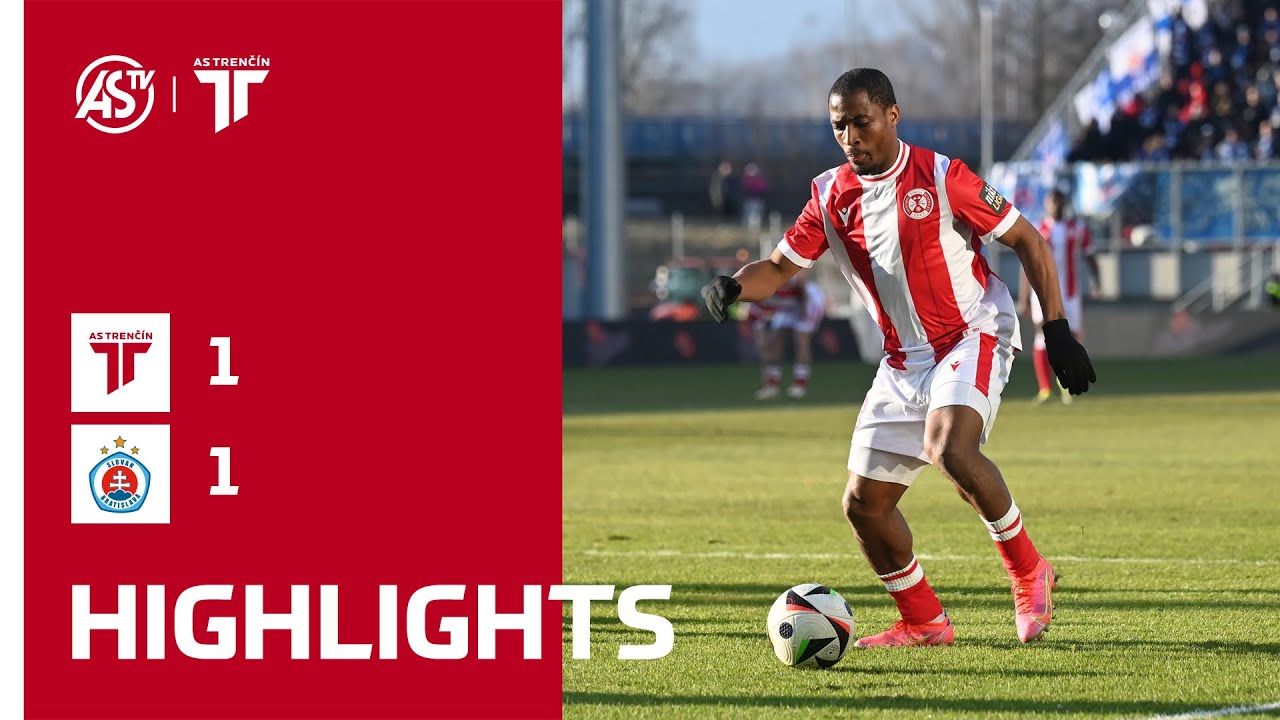 NIKÉ LIGA | Highlights | AS Trenčín - ŠK Slovan Bratislava 1:1 (0:0)