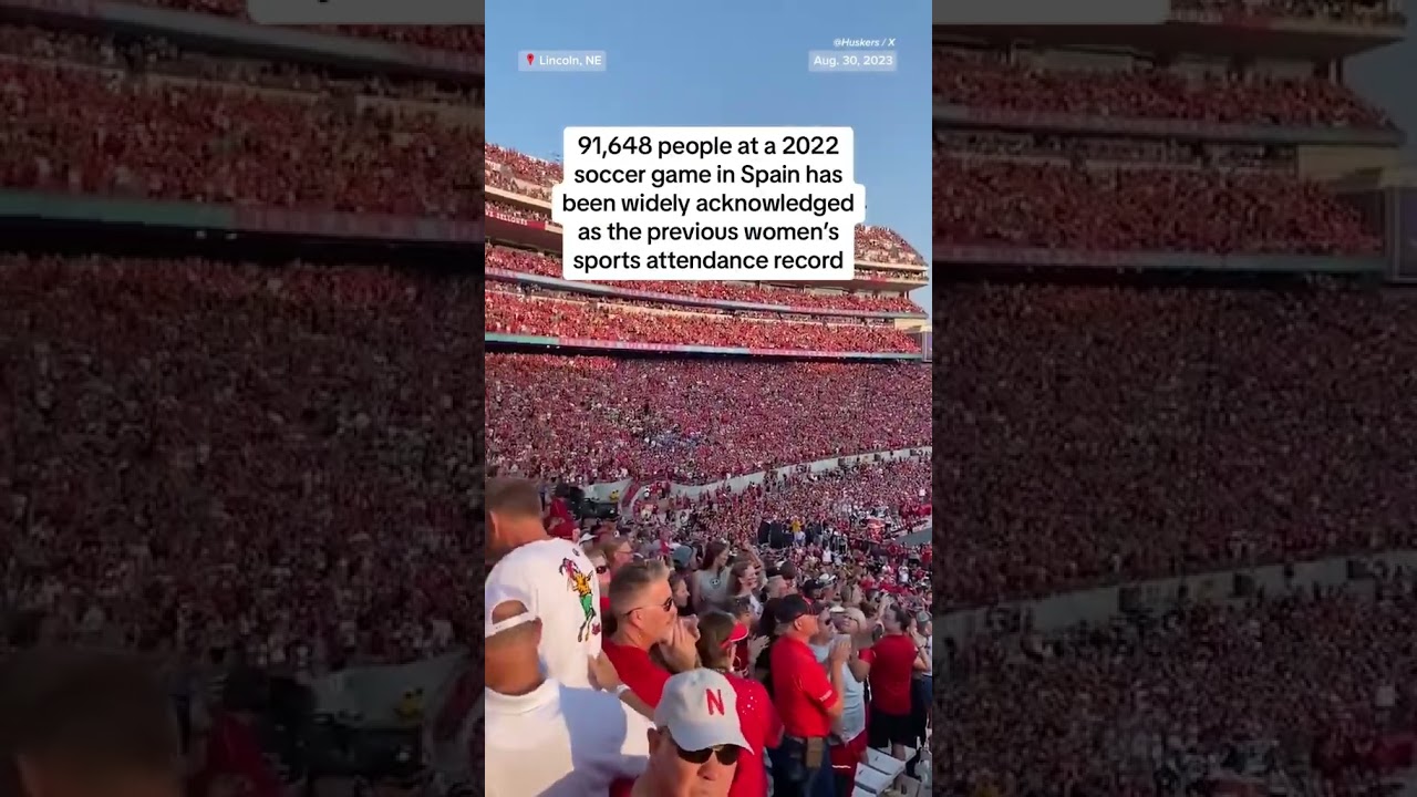 Nebraska volleyball breaks women's sports attendance record