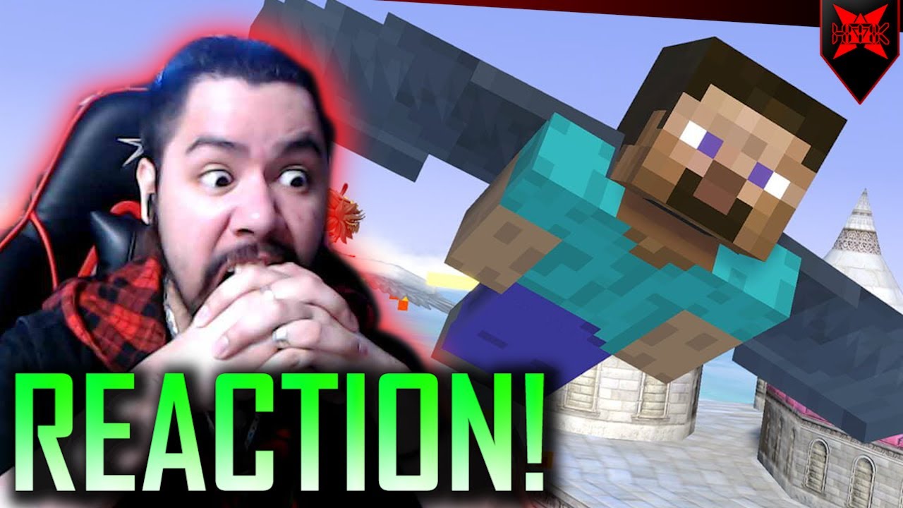 MINECRAFT STEVE REVEAL REACTION! - Super Smash Bros. Ultimate DLC
