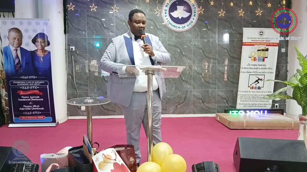RCCG FOG SPECIAL SUNDAY SERVICE/PASTOR AYORINDE OMOSUWA'S SENDFORTH CEREMONY