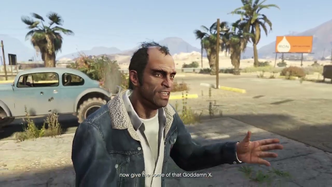 Playing Grand Theft Auto V