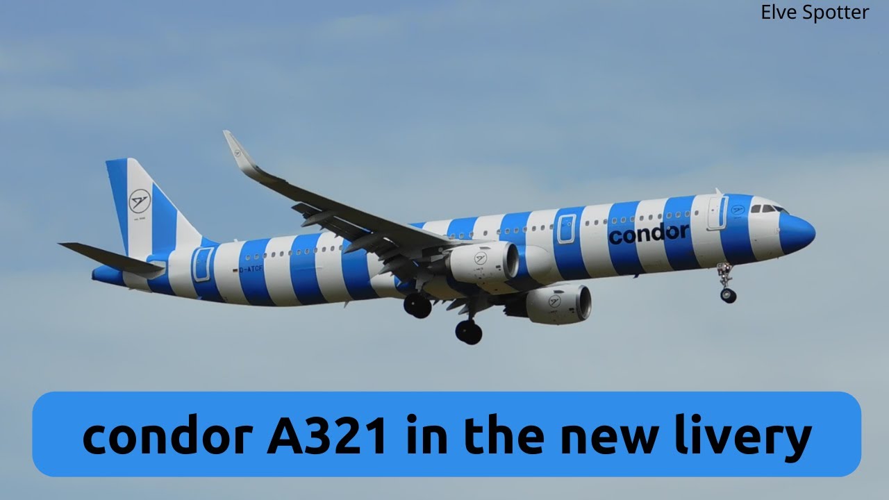 Condor A321 new livery and May 1st LGAV traffic