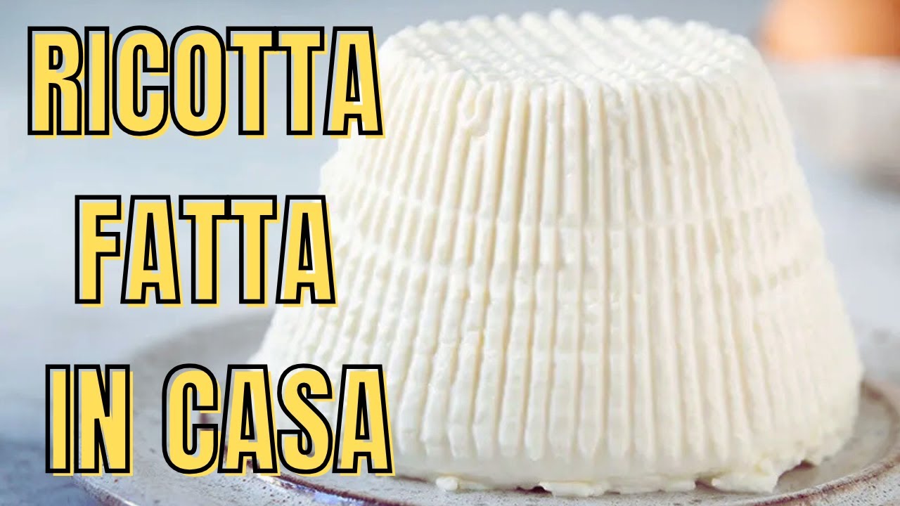 RICOTTA SENZA CAGLIO FATTA IN CASA