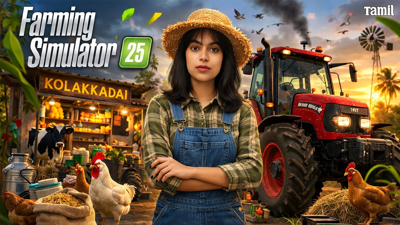 THIS FARMING GAME IS AWESOME🌾 | Farm Simulator 25 gameplay 🐔| Tamil | Bellona Gaming