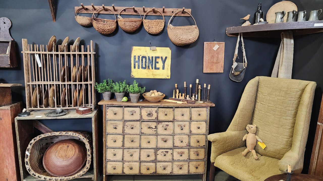 THE BEST Primitive Antiques are in Ohio! Dealers and Shoppers Come from All Over! Simple Goods pt. 2