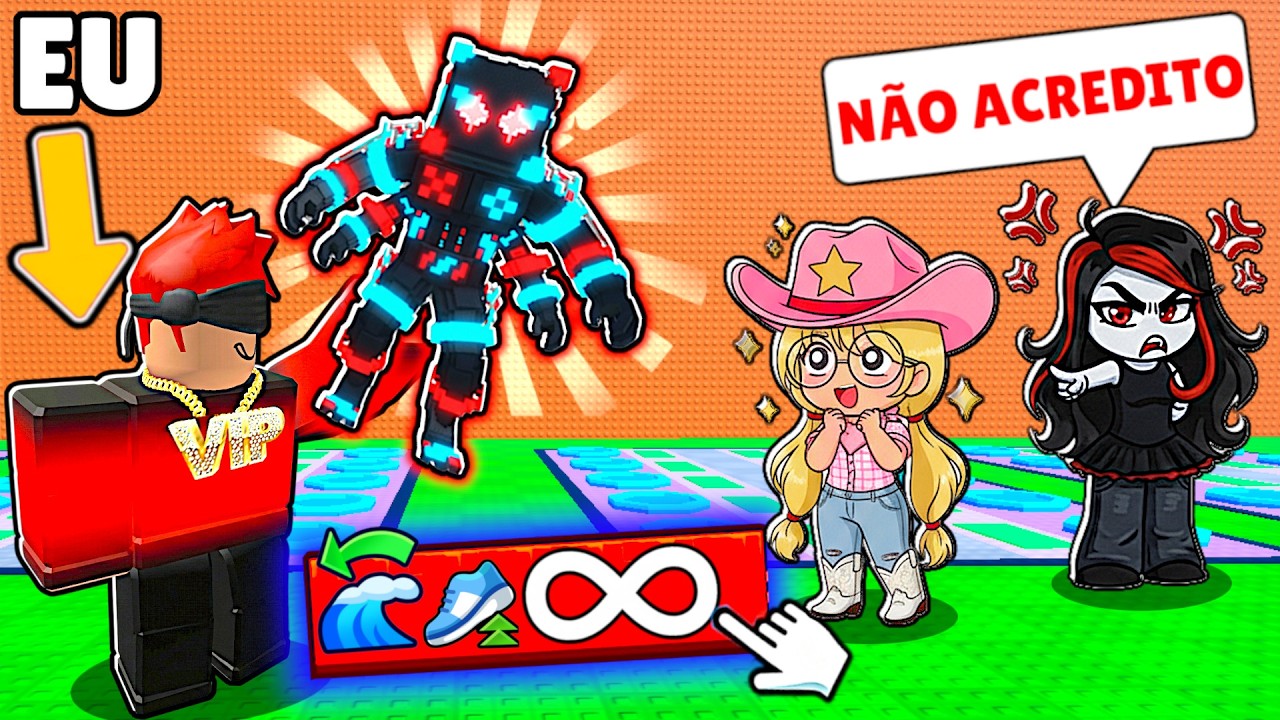 FINGI TER PODERES DE ADMIN PARA TROLLAR MEUS AMIGOS NO FUJA DO TSUNAMI PARA BRAINROTS