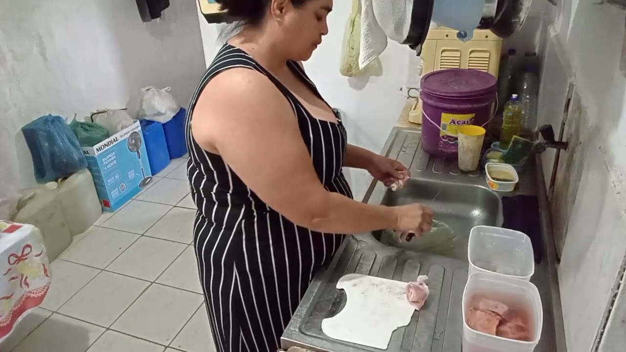 VAMOS PREPARAR O FRANGO 🍗 E A CARNE 🍖 PARA DEIXAR PRONTO 😋