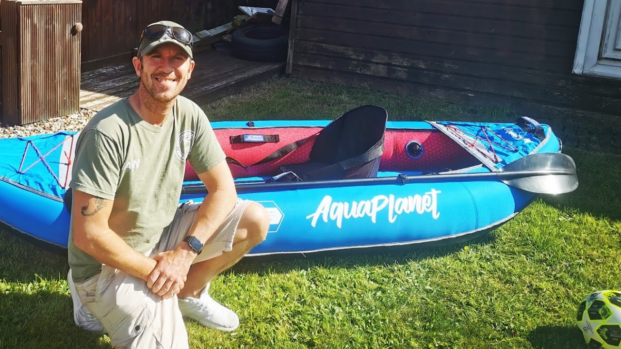 Aquaplanetsports (New) 1 man inflatable kayak  unboxing and review