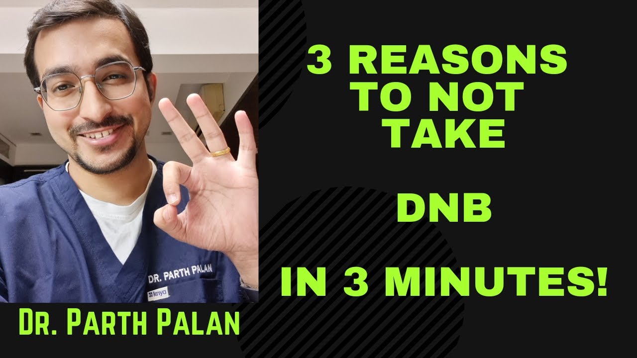 3 Reasons Why You Should Not Choose #DNB! DNB vs MD/MS. Is DNB better than MD/MS? Do Not Choose DNB!