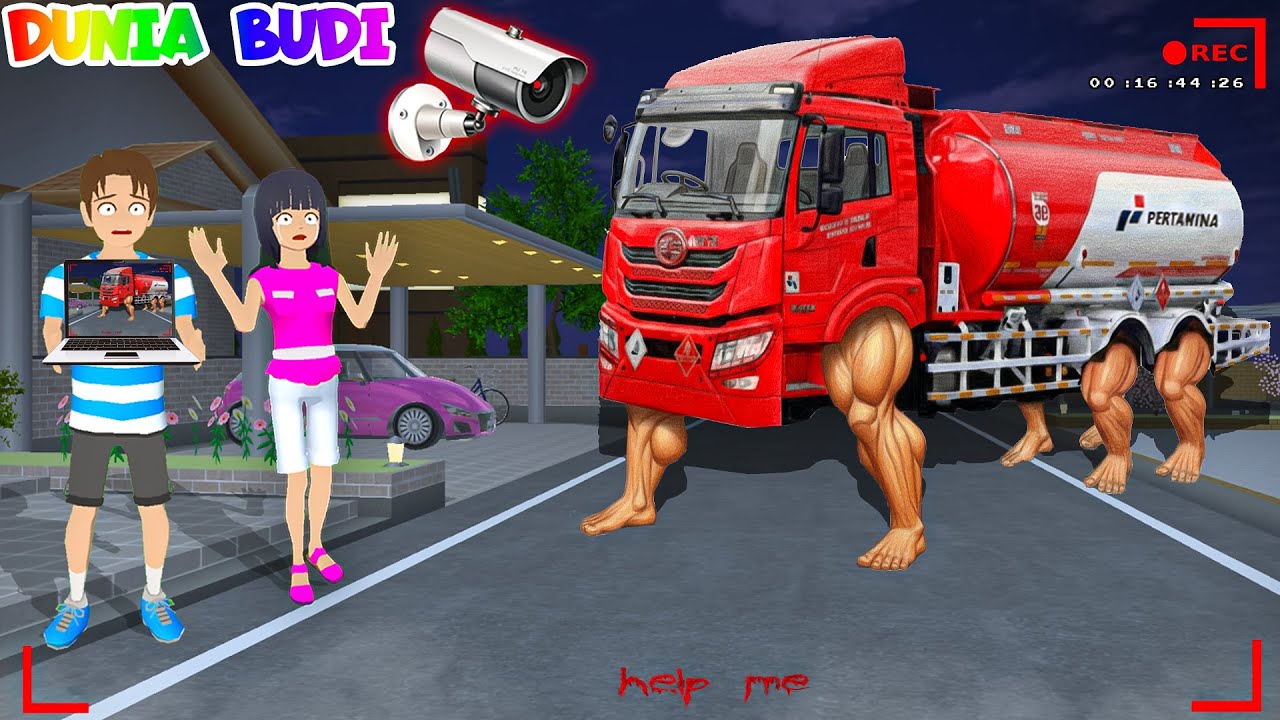 Yuta Mio Panik! CCTV Merekam ANOMALI TRUK TANGKI PERTAMINA Di Depan Rumah😱