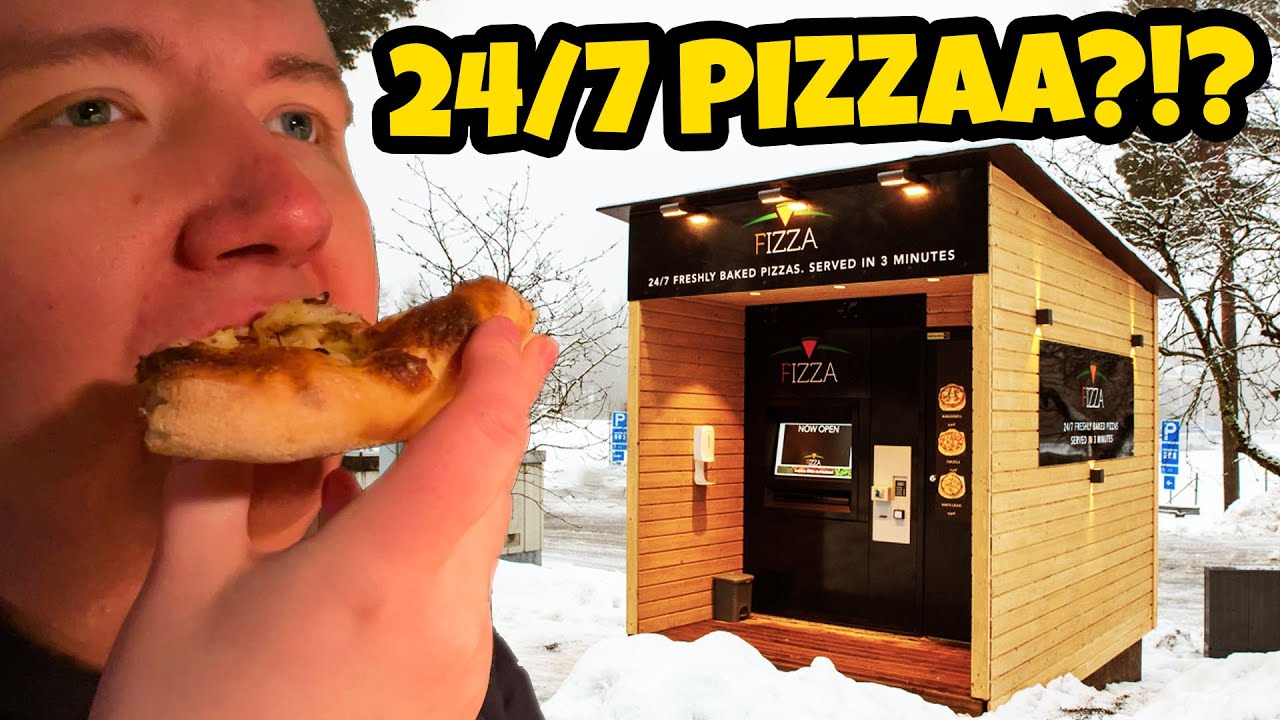 Testissä 24/7 PIZZA-AUTOMAATTI?!?