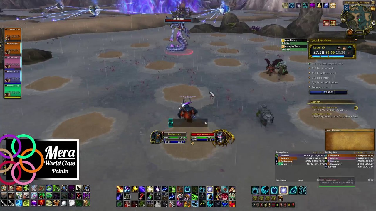 Eye of Azshara +13 Boomkin PoV [Teeming, Quaking, Fortified]
