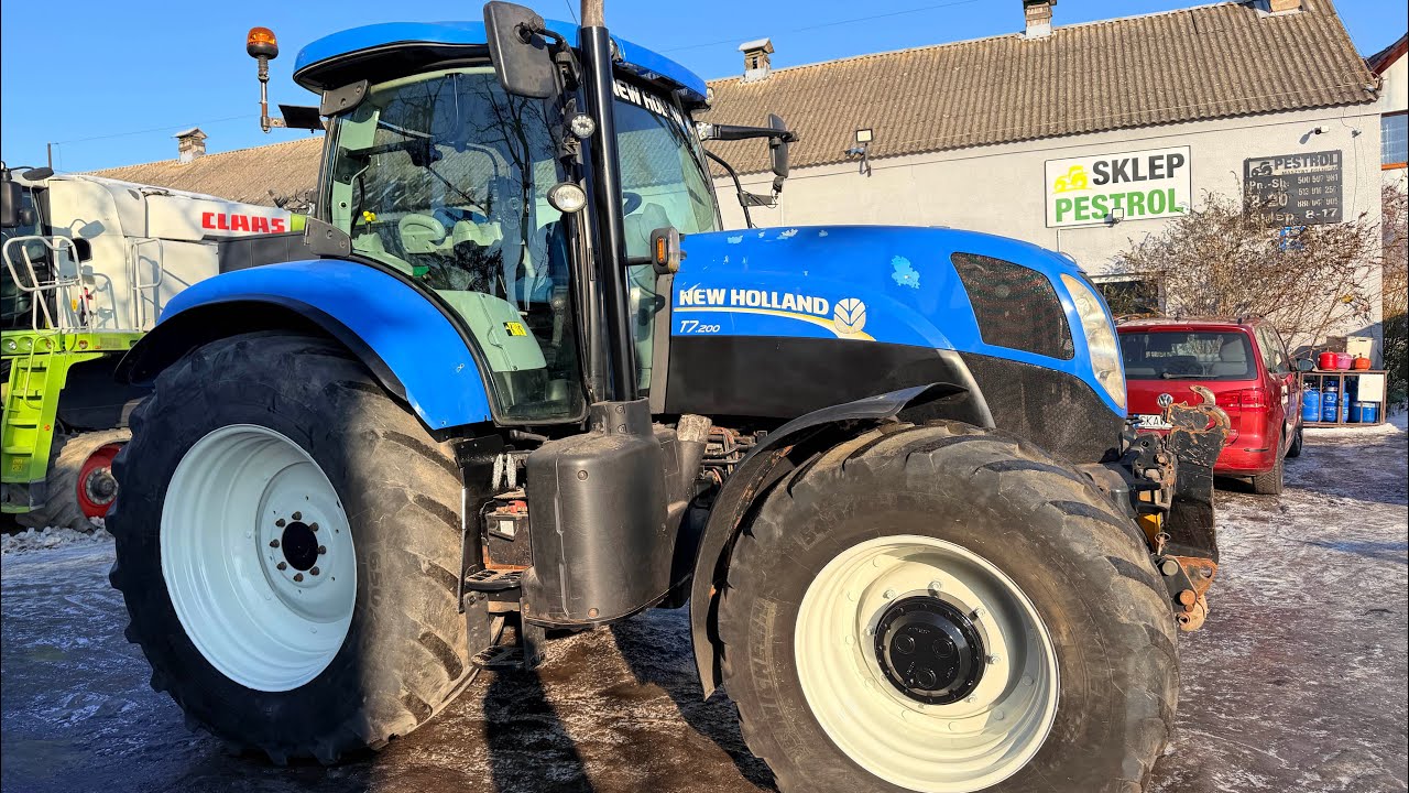 New Holland T7.200 POWERSHIFT, pneumatyka, miękka oś i kabina, 6 cylindrów 200 KM, ISOBUS, LS