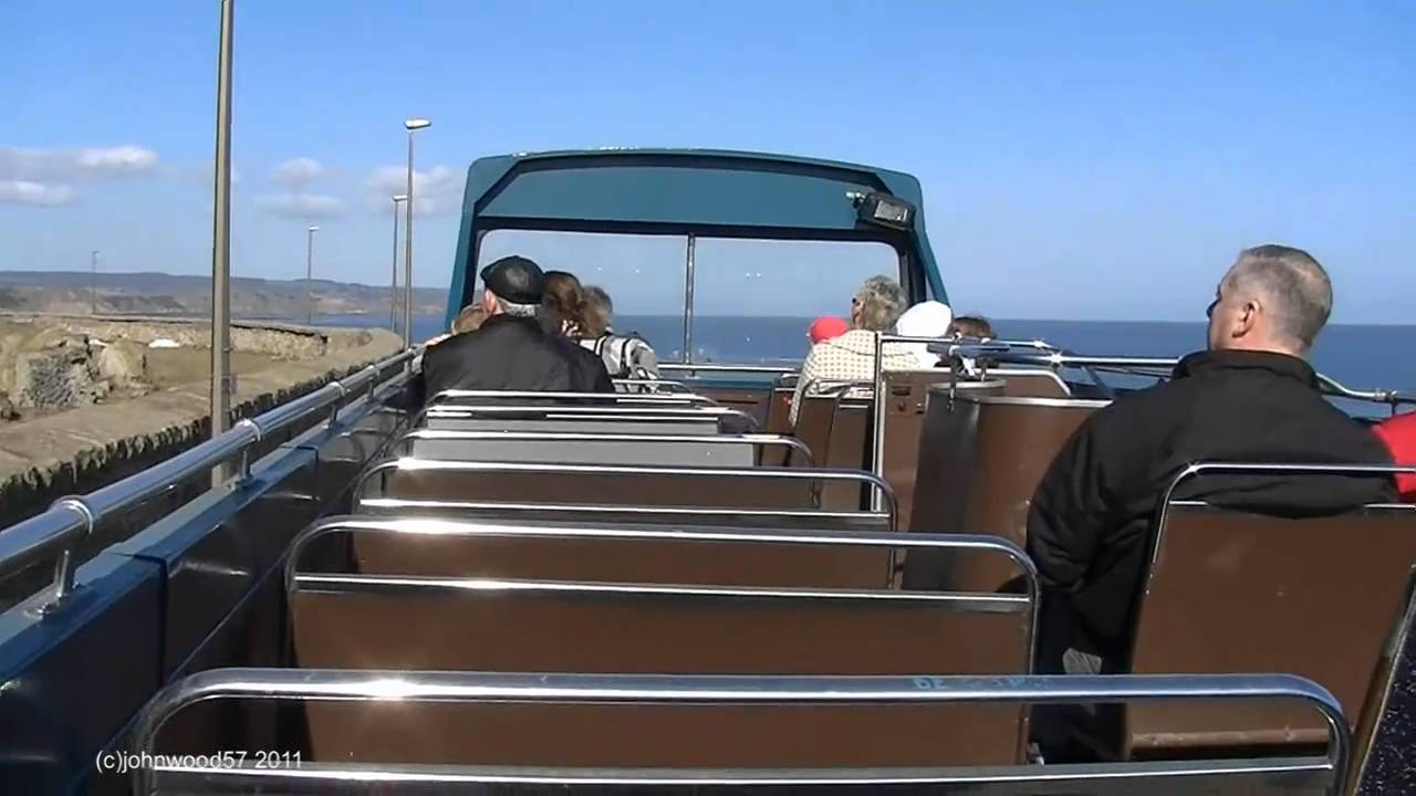 Scarborough England  from an open top bus