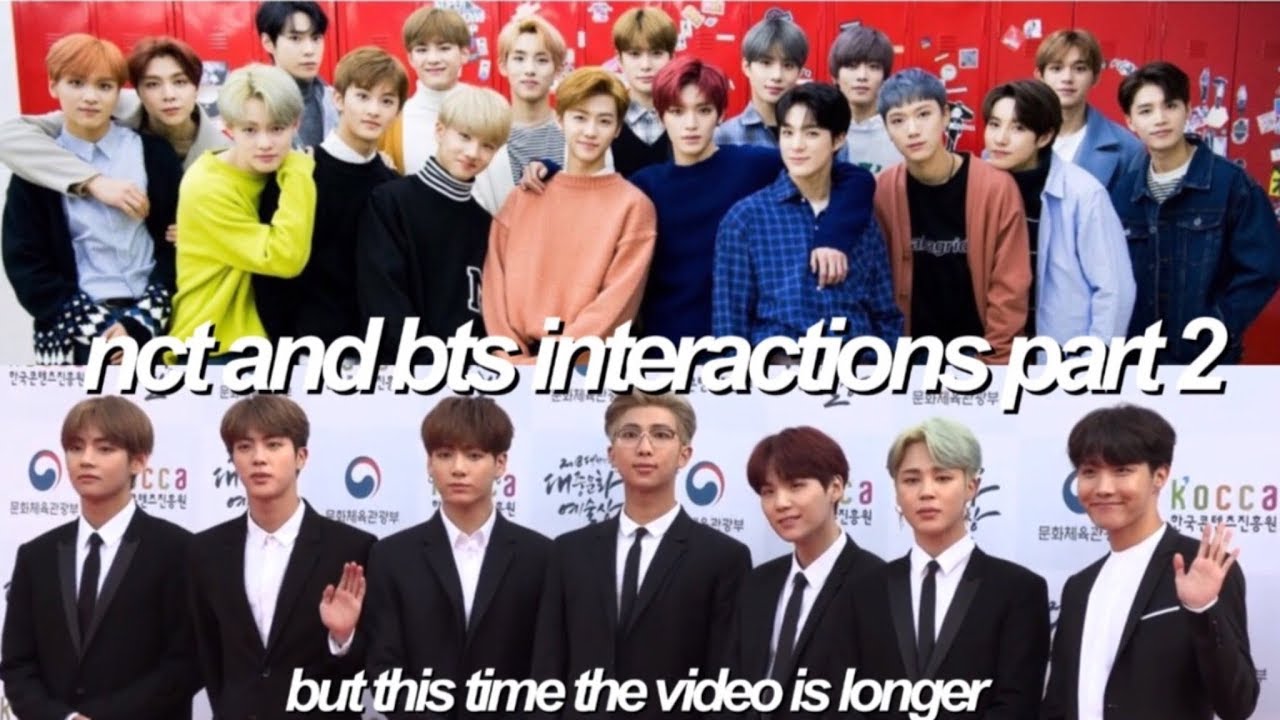 bts and nct interactions part 2