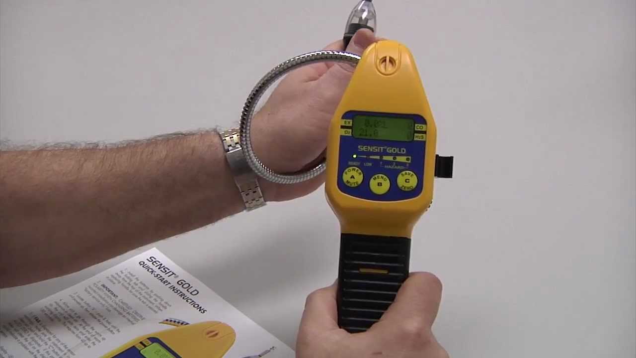 SENSIT® GOLD Gas Leak Detector Quick Start