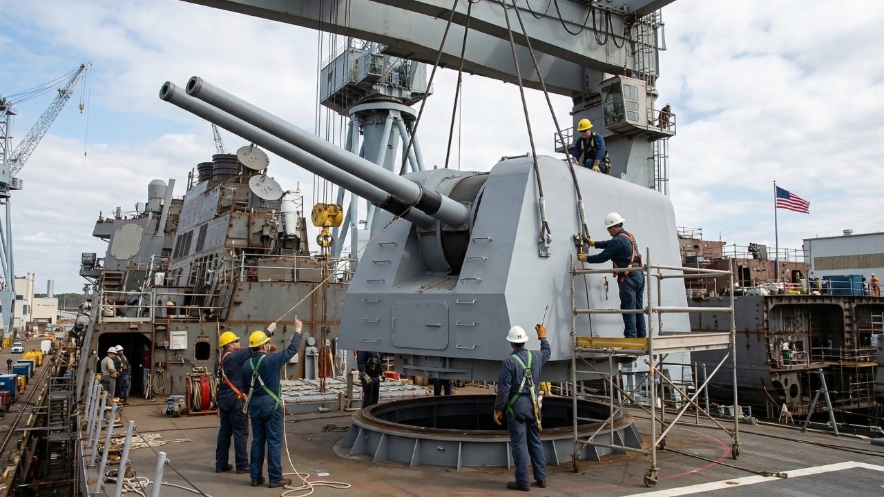 Inside a Warship Factory: Building a US Navy Destroyer (Full Process)