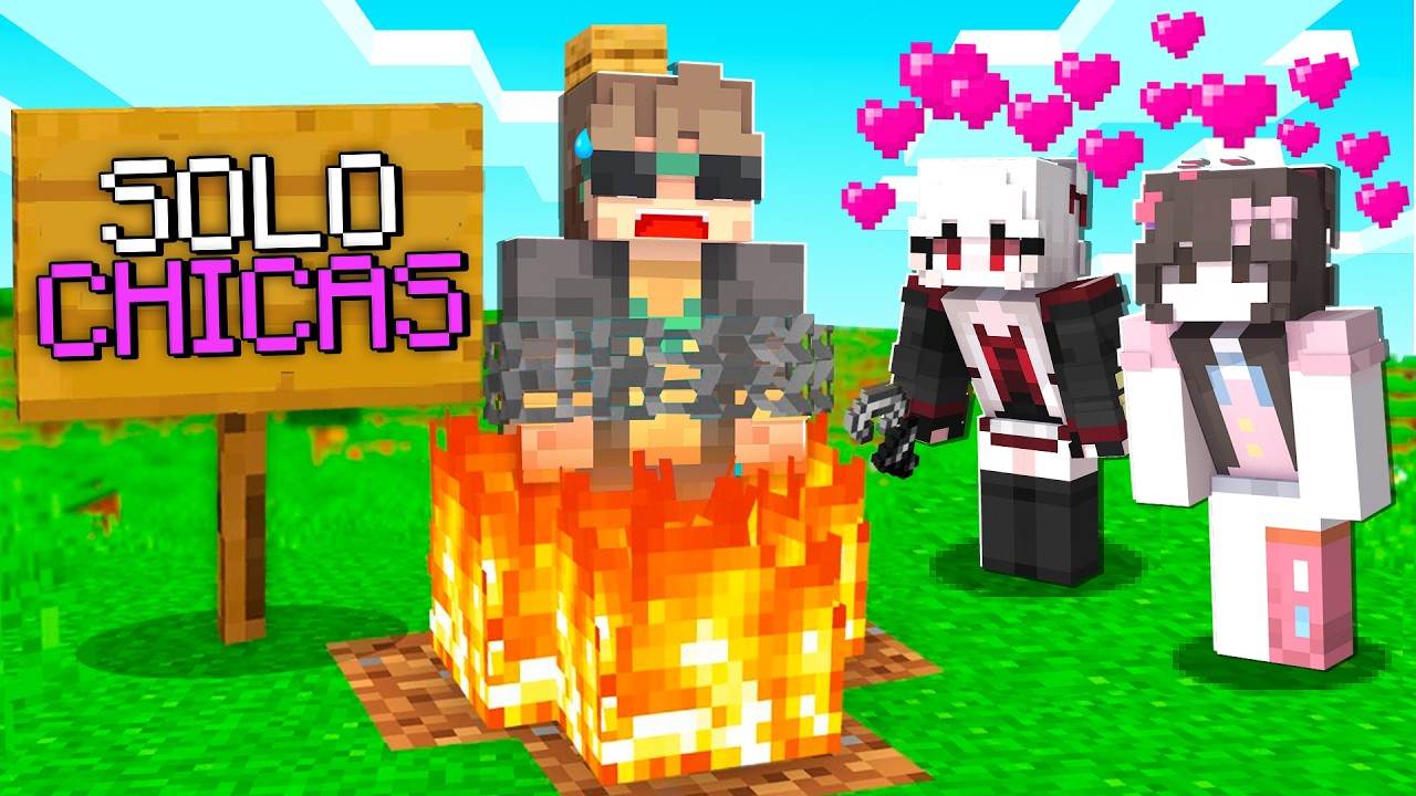 Me INFILTRO en un CLAN de SOLO CHICAS en Minecraft