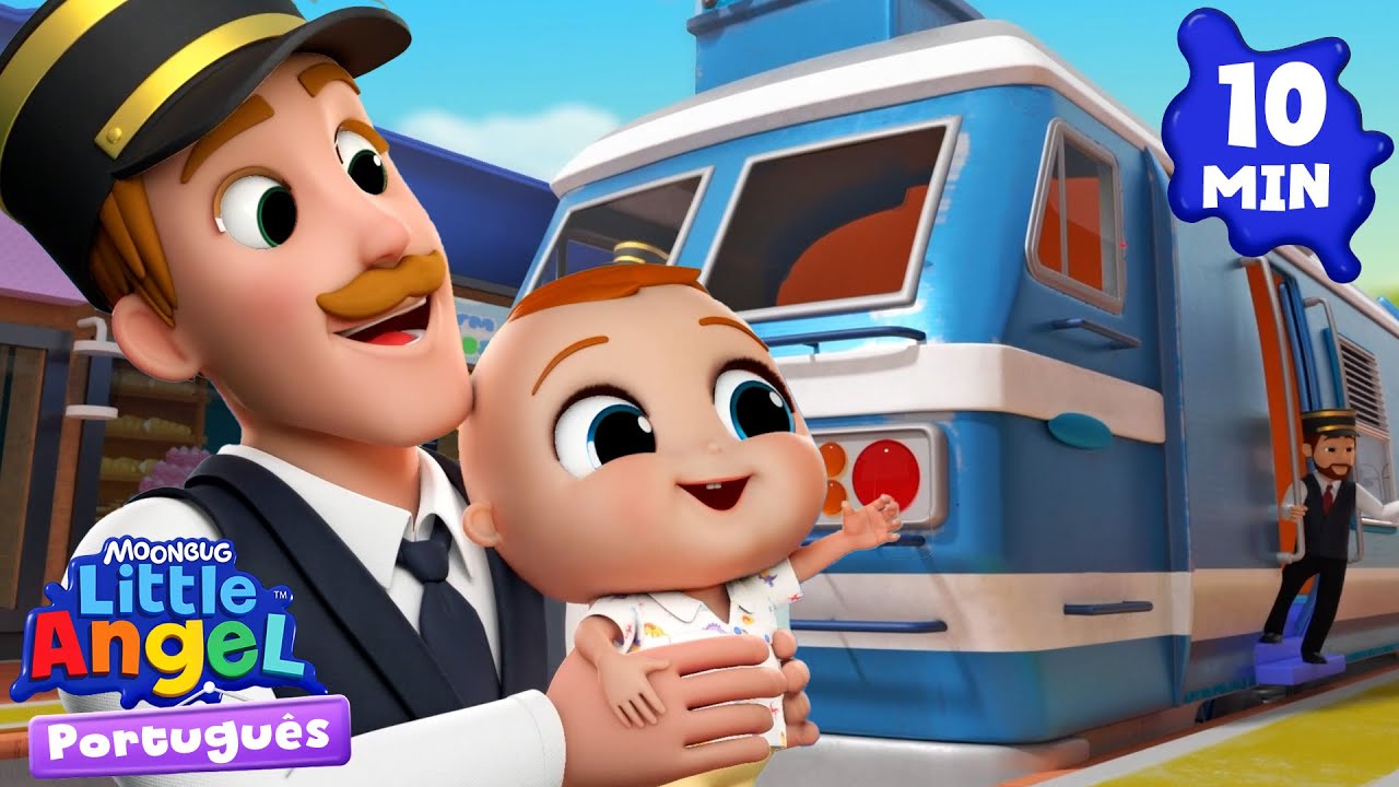 Piuí! Piuí! Lá Vem o Trem Joãozinho 🚂🎵 Música Infantil | Little Angel Português