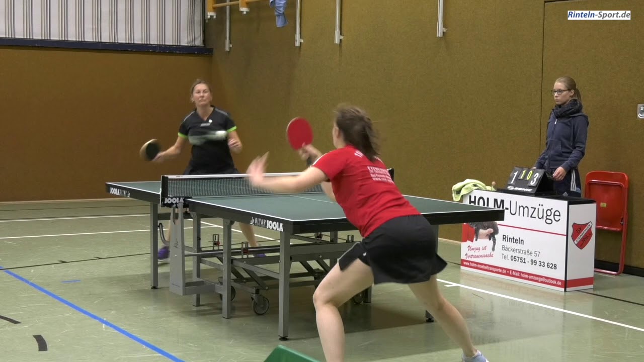 Tischtennis Bezirksliga Damen: TSV Steinbergen II gegen TTC Borstel II 4:8