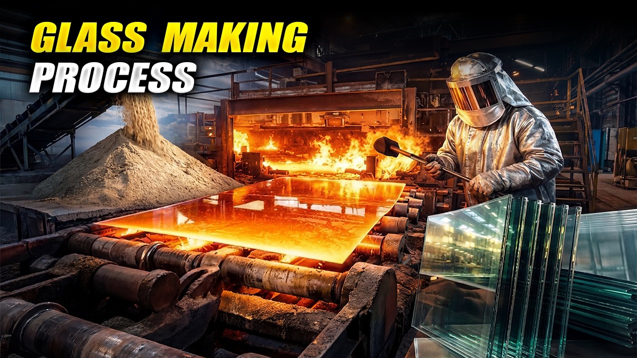How Millions Of Tons Of Glass Are Made From Sand In A Mega Factory