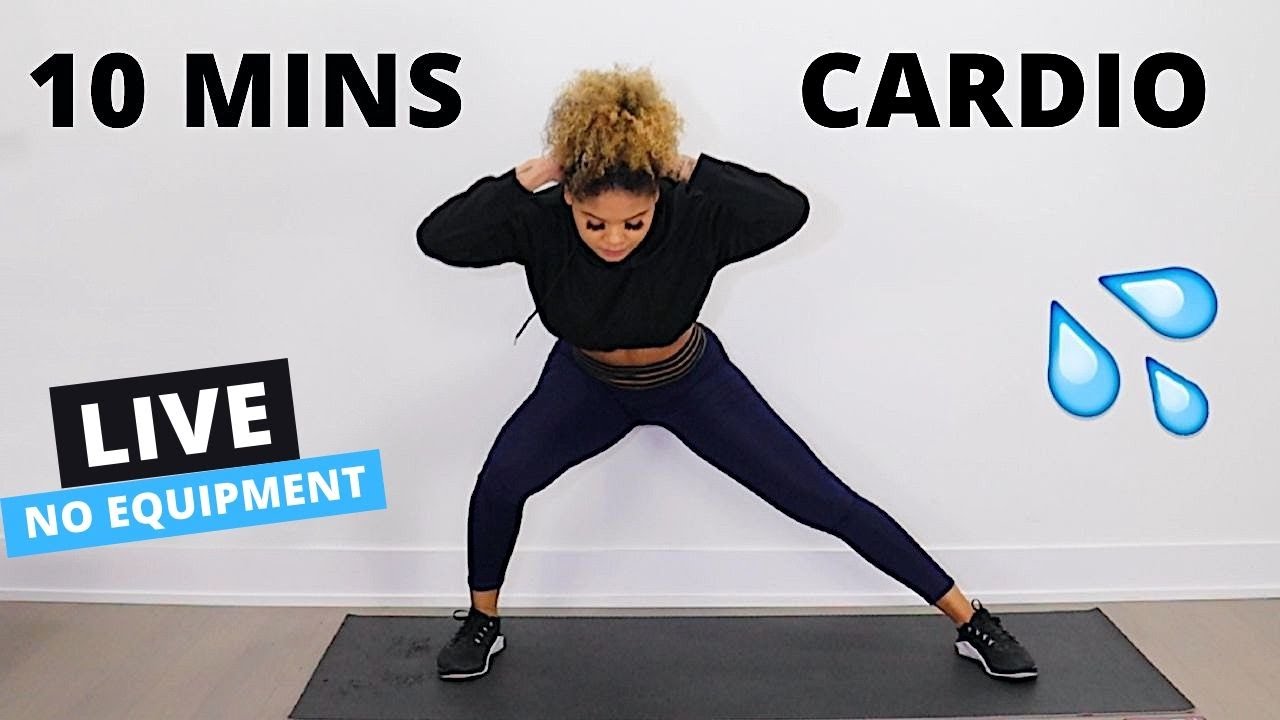 10 MIN FAT BURN WORKOUT!!! | NO JUMPING CARDIO & NO EQUIPMENT