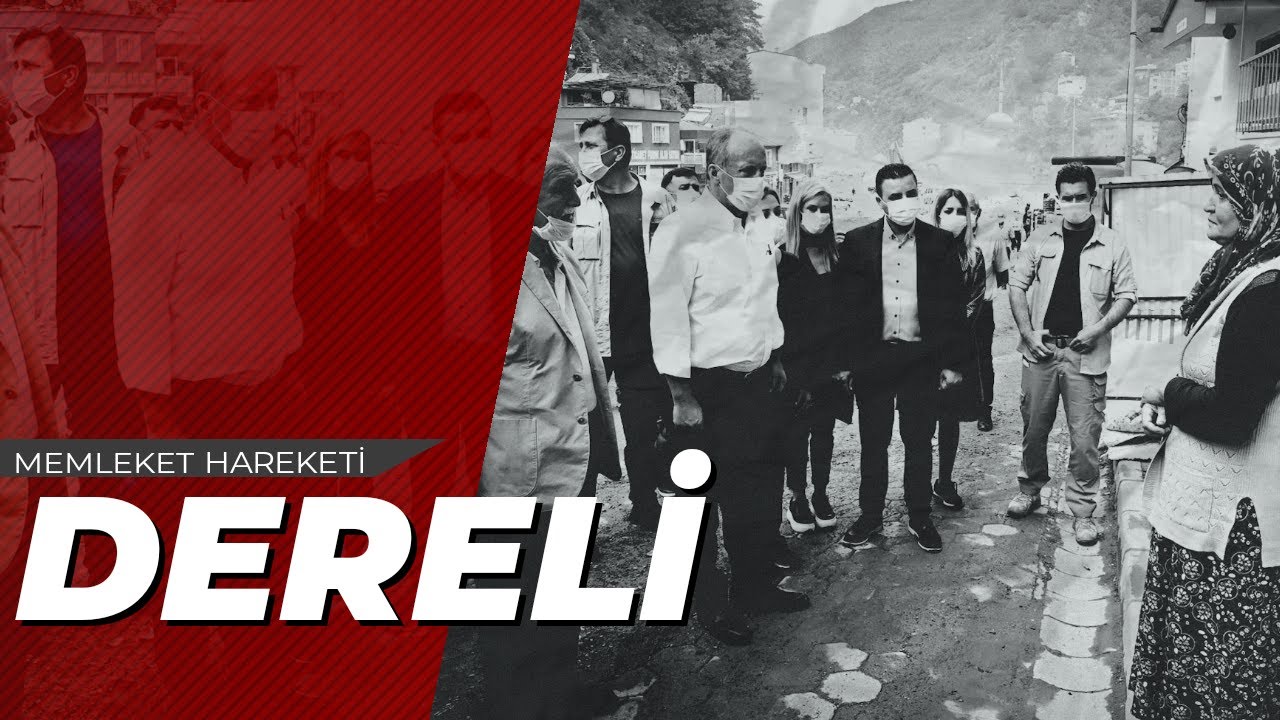 Sel Felaketinin Yaşandığı Giresun Dereli'deyiz.