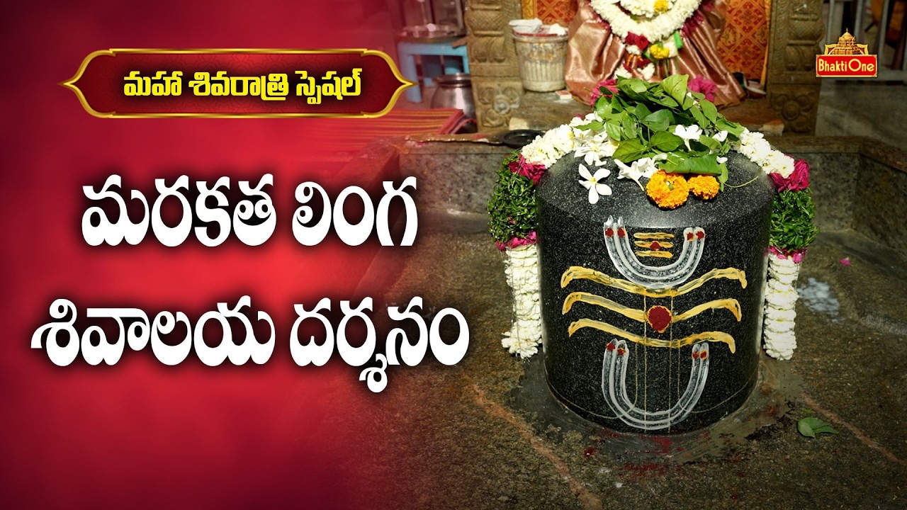 బ్రహ్మసూత్ర మరకత ​​​​లింగం మహిమ | History Of Sri Marakatha Shiva Lingam Temple | Shivaratri Special