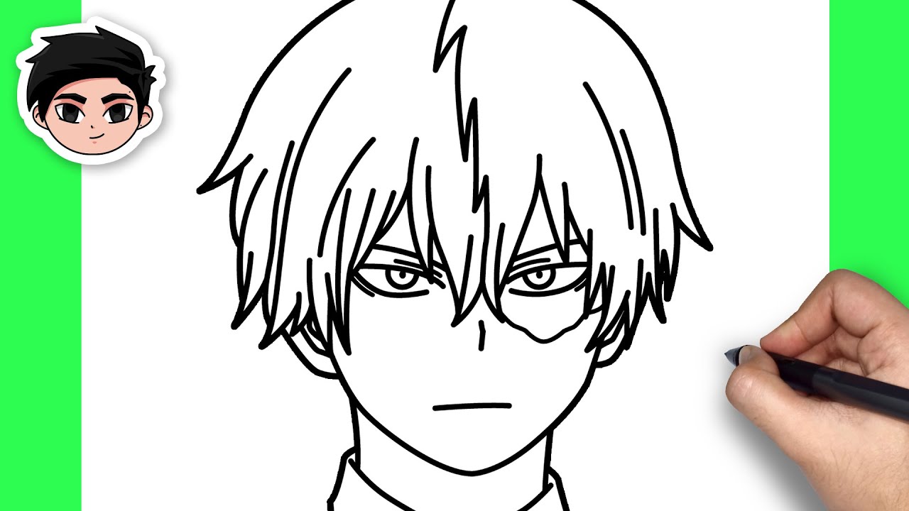 Como Dibujar Todoroki (My Hero Academia)