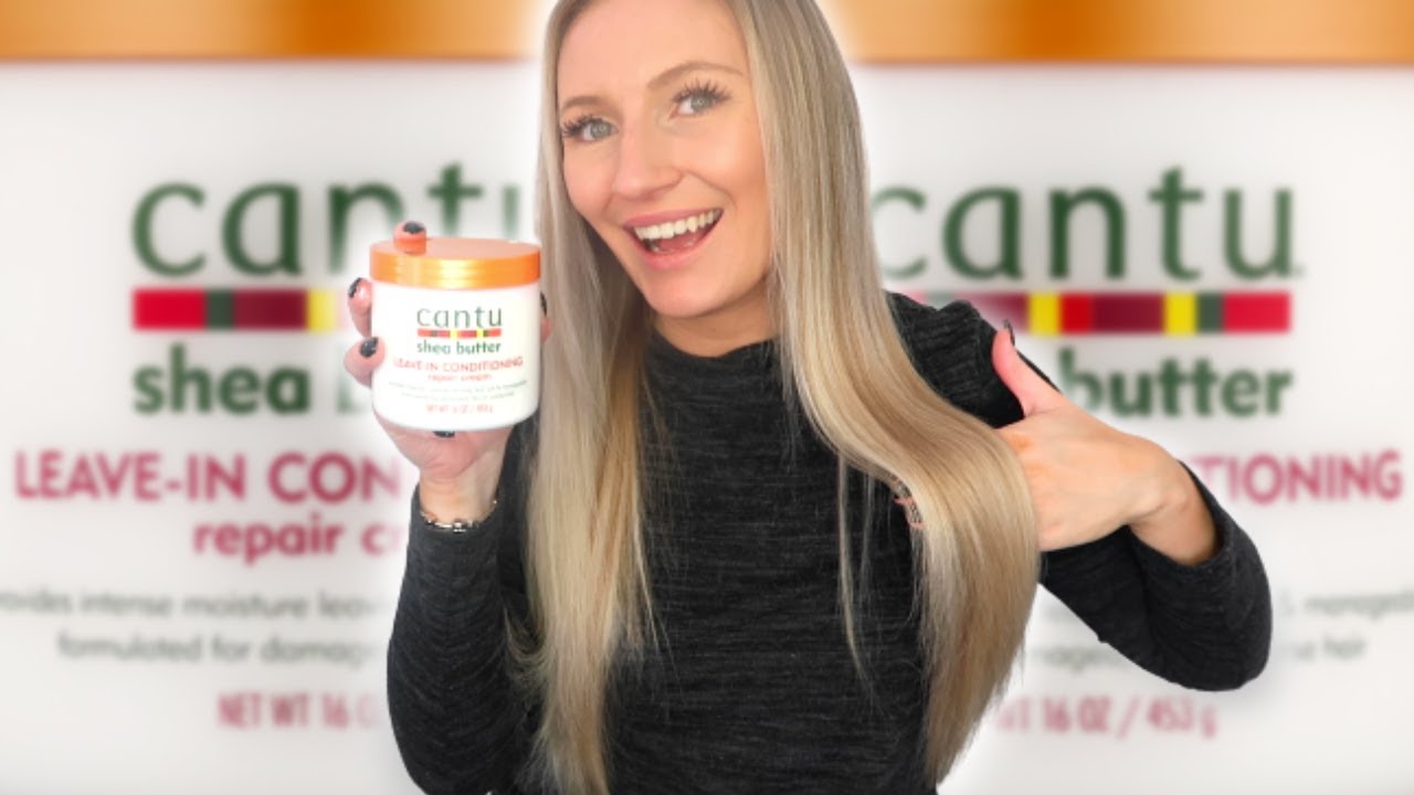 CANTU SHEA BUTTER LEAVE-IN CONDITIONING REPAIR CREAM REVIEW