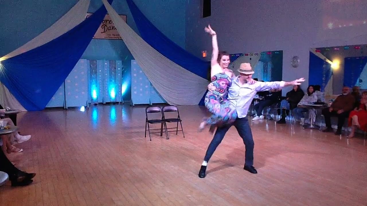 Colin Salsa w/Instructor Honour D. @Winter Showcase