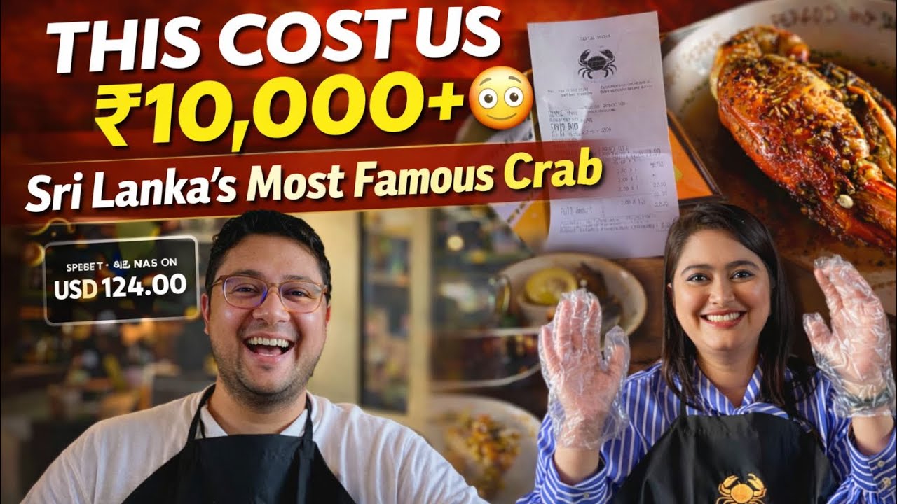 Sri Lanka Day 3 | Anniversary at a World’s Top 50 Restaurant 🦀✨
