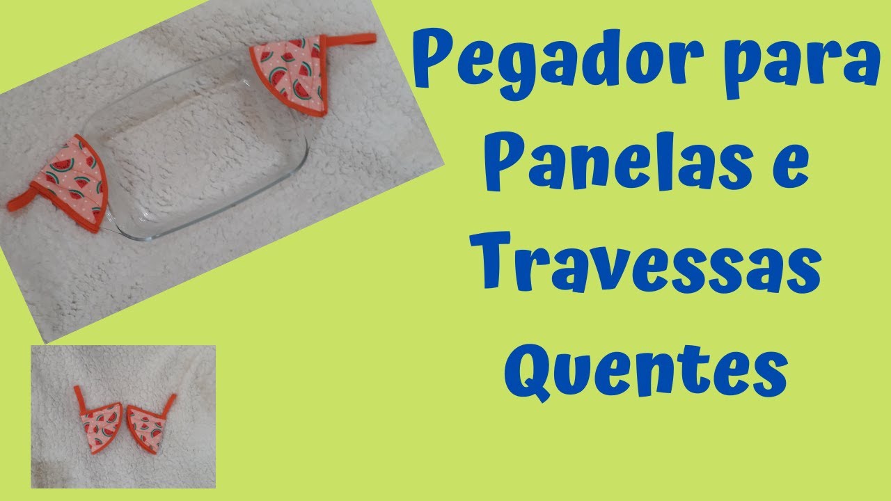 PEGADOR PARA PANELAS E TRAVESSAS QUENTES reaproveitando retalhos