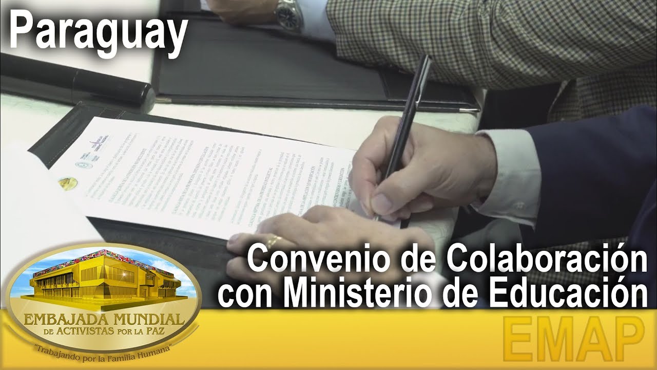 Educar para Recordar - Convenio de Colaboraci&oacute;n con el Ministerio de Educaci&oacute;n del Paraguay| EMAP